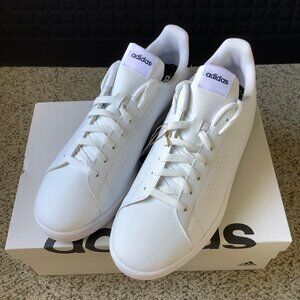 adidas Advantage Shoes Men's Size 10.5M - cloud white / cloud white / legend ink